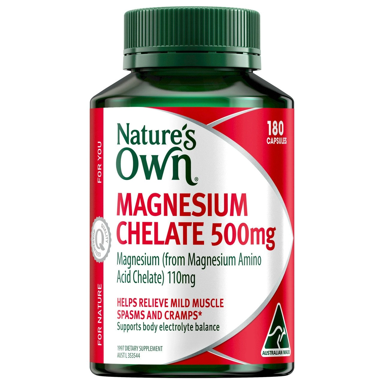 Nature's Own Magnesium Chelate 500mg