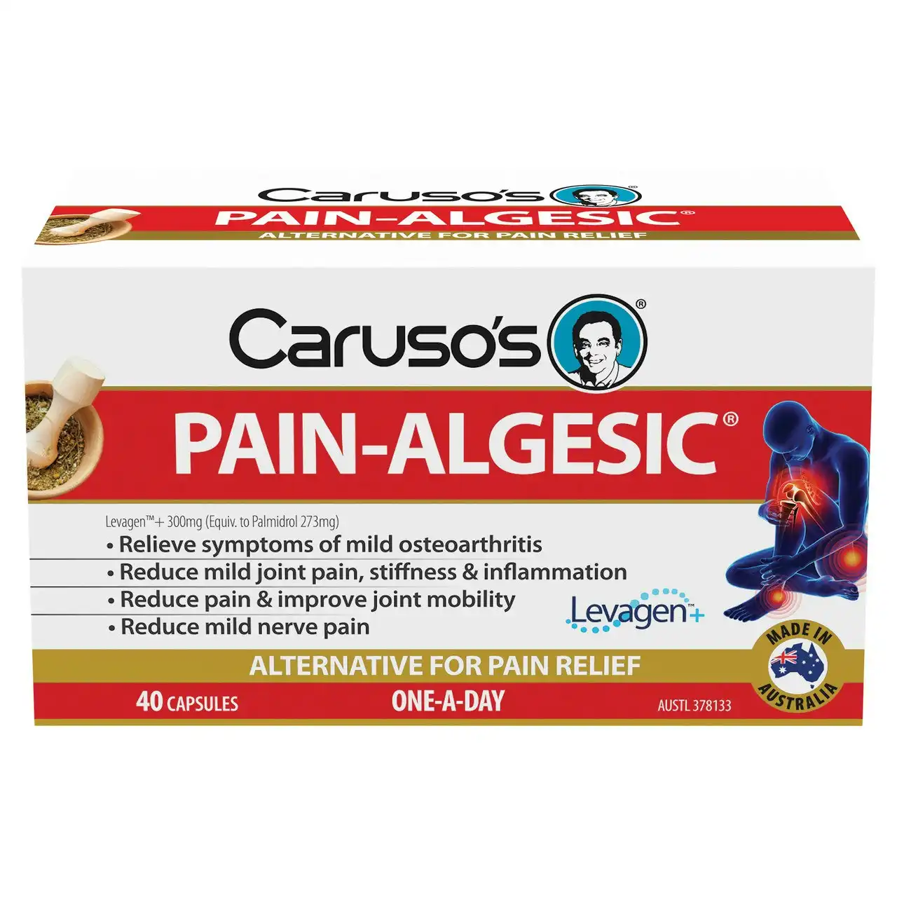 Caruso's Pain-Algesic 40 Capsules