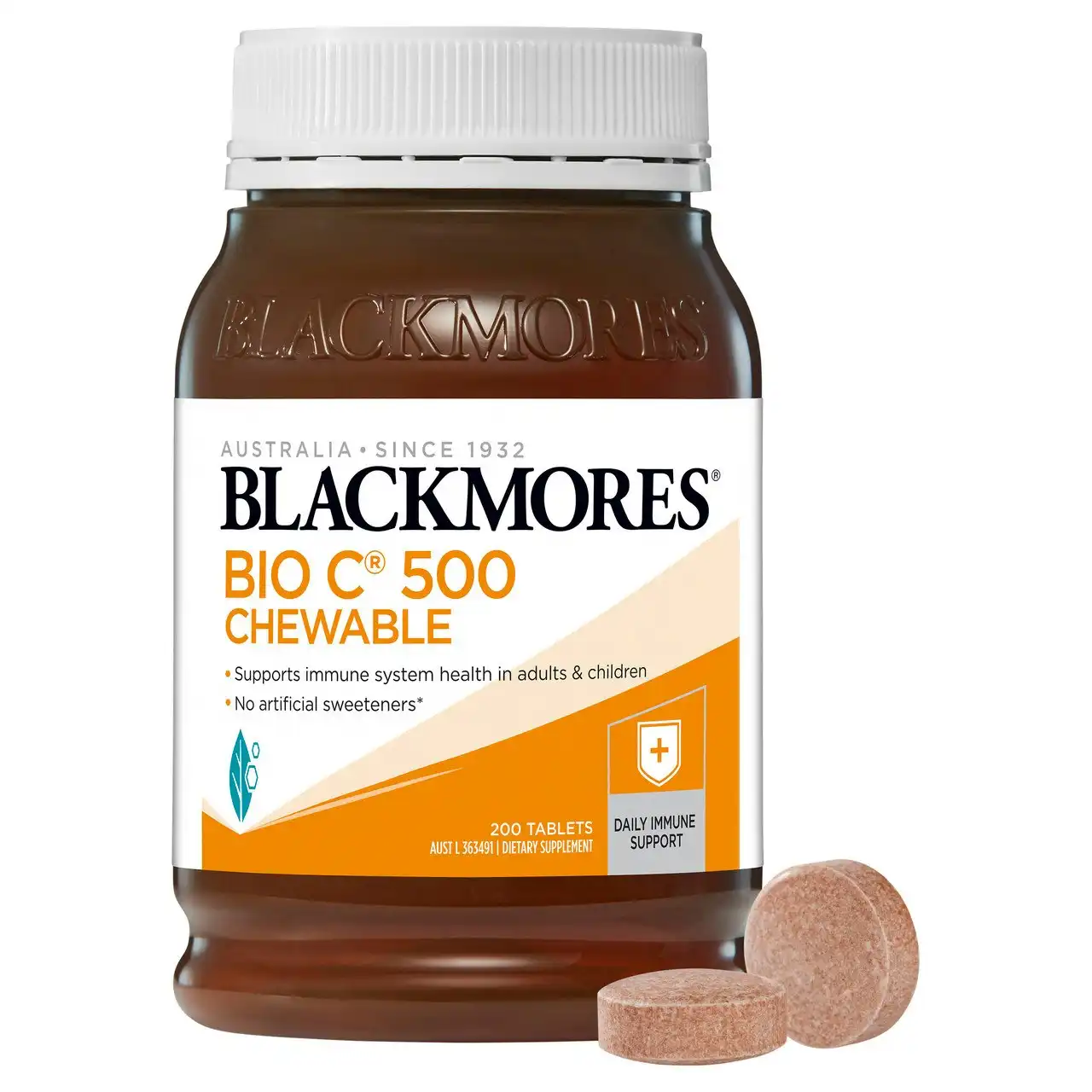 Blackmores Bio C 500 Chewable 200 Tablets