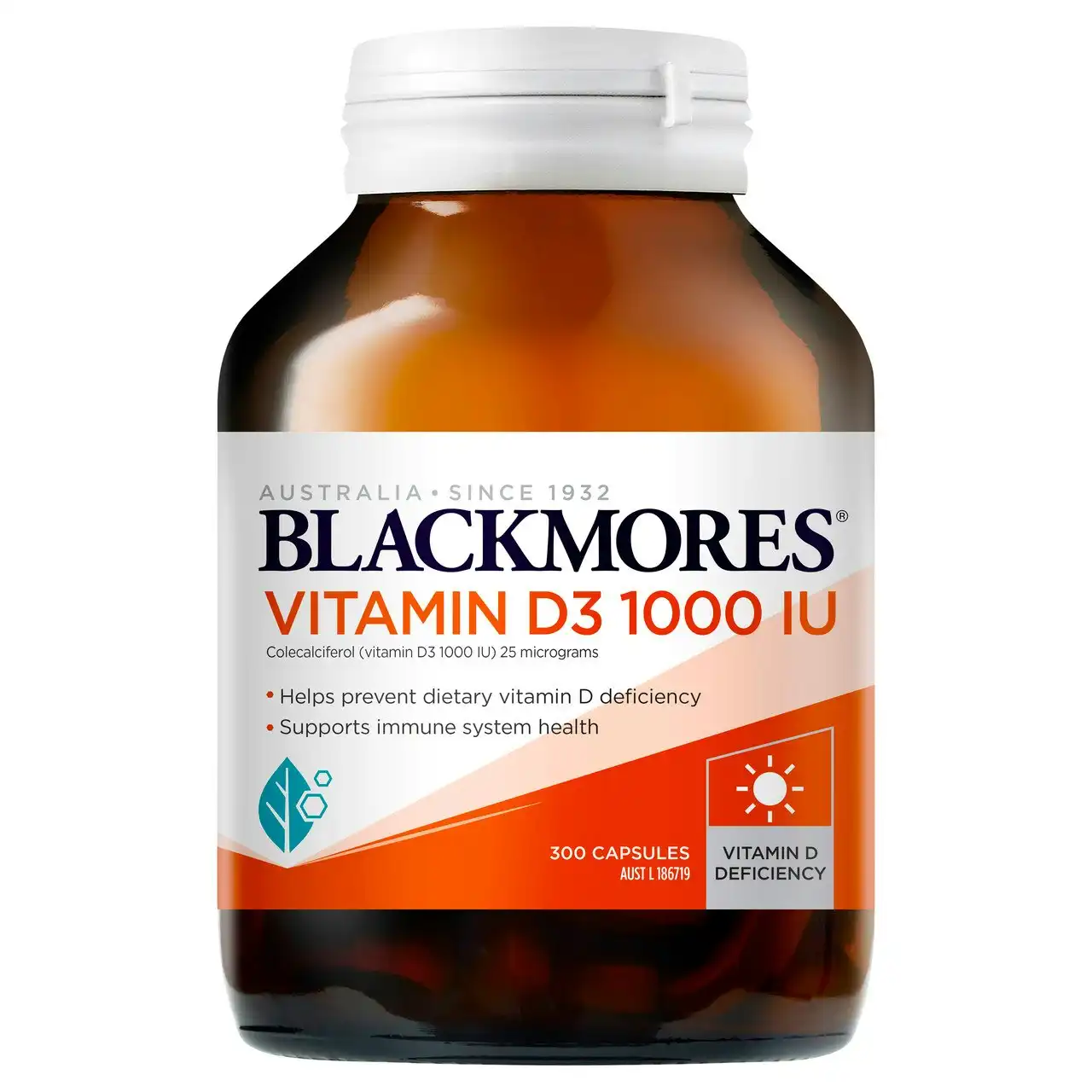 Blackmores Vitamin D3 1000 IU 300 Soft Capsules