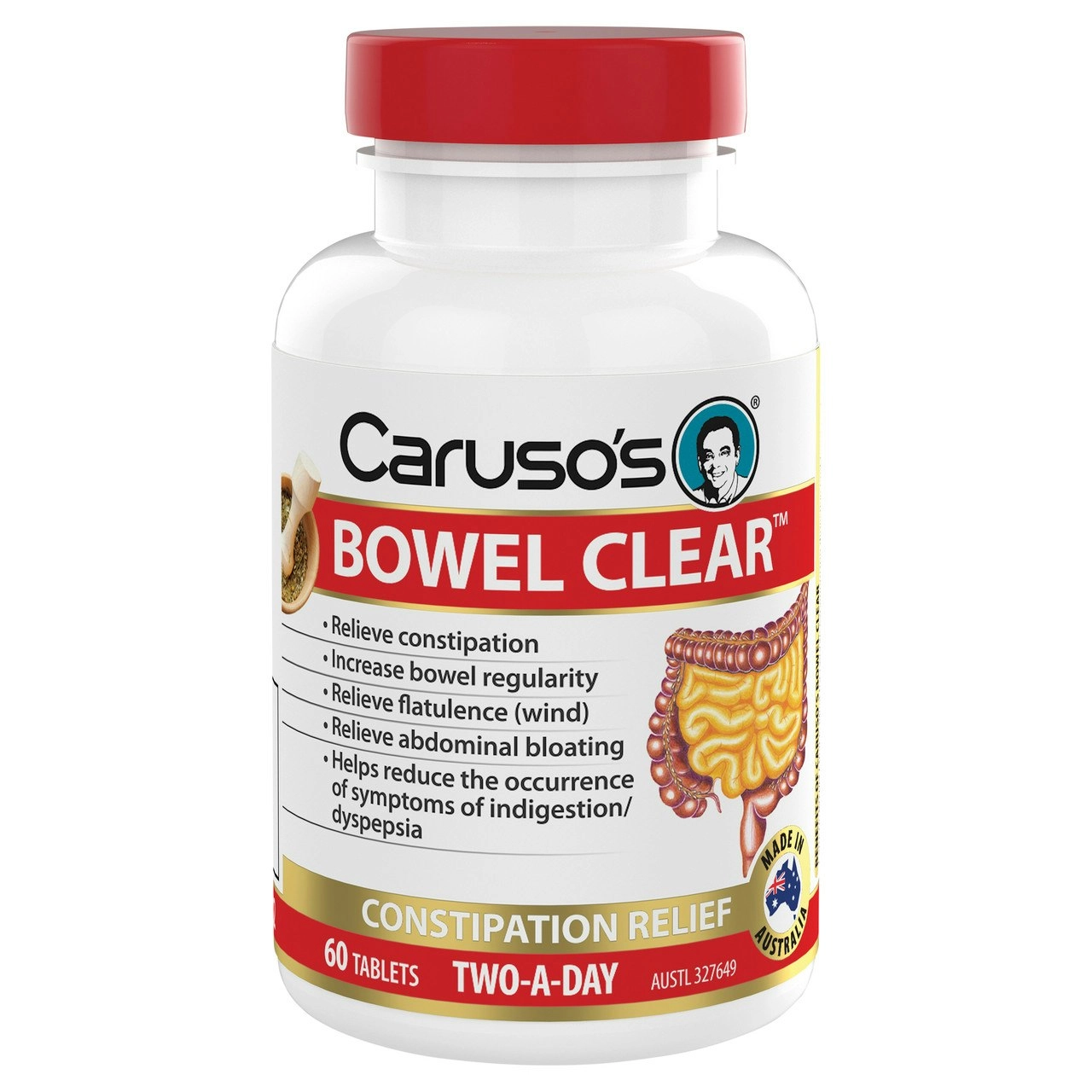 Caruso's Bowel Clear 60 Tablets