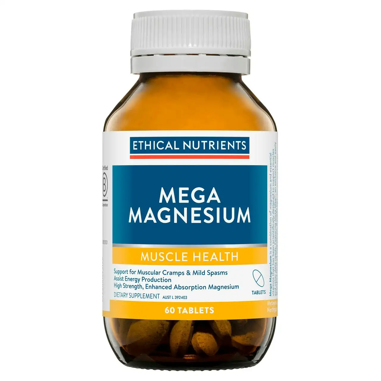 Ethical Nutrients Mega Magnesium 60 Tablets