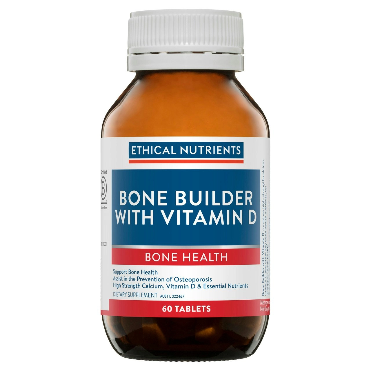 Ethical Nutrients Bone Builder with Vitamin D 60 Tablets