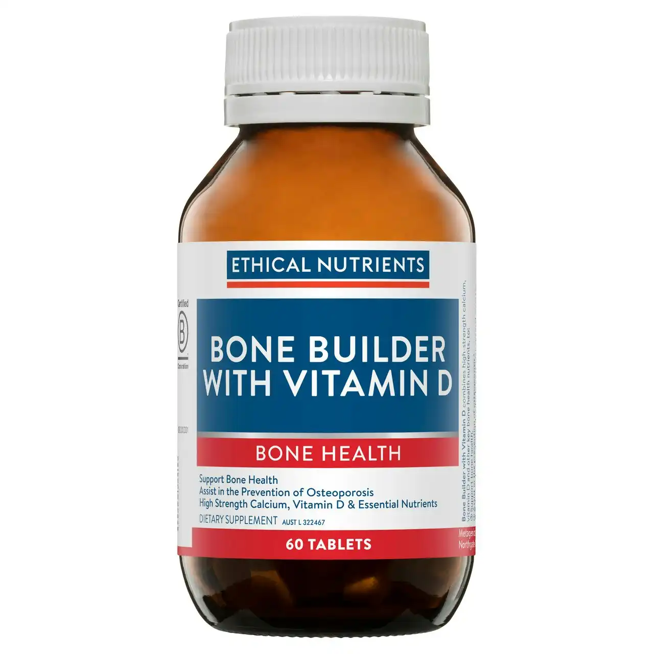 Ethical Nutrients Bone Builder with Vitamin D 60 Tablets