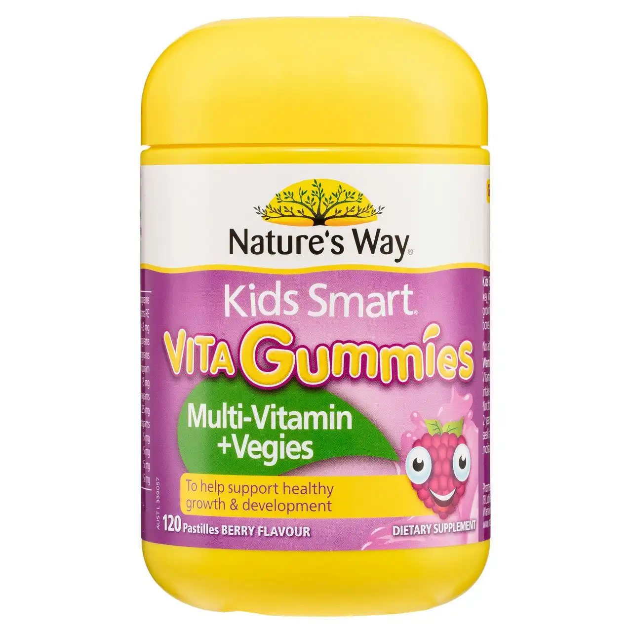 Nature's Way Kids Smart Vita Gummies Multi-Vitamin + Vegies 120's