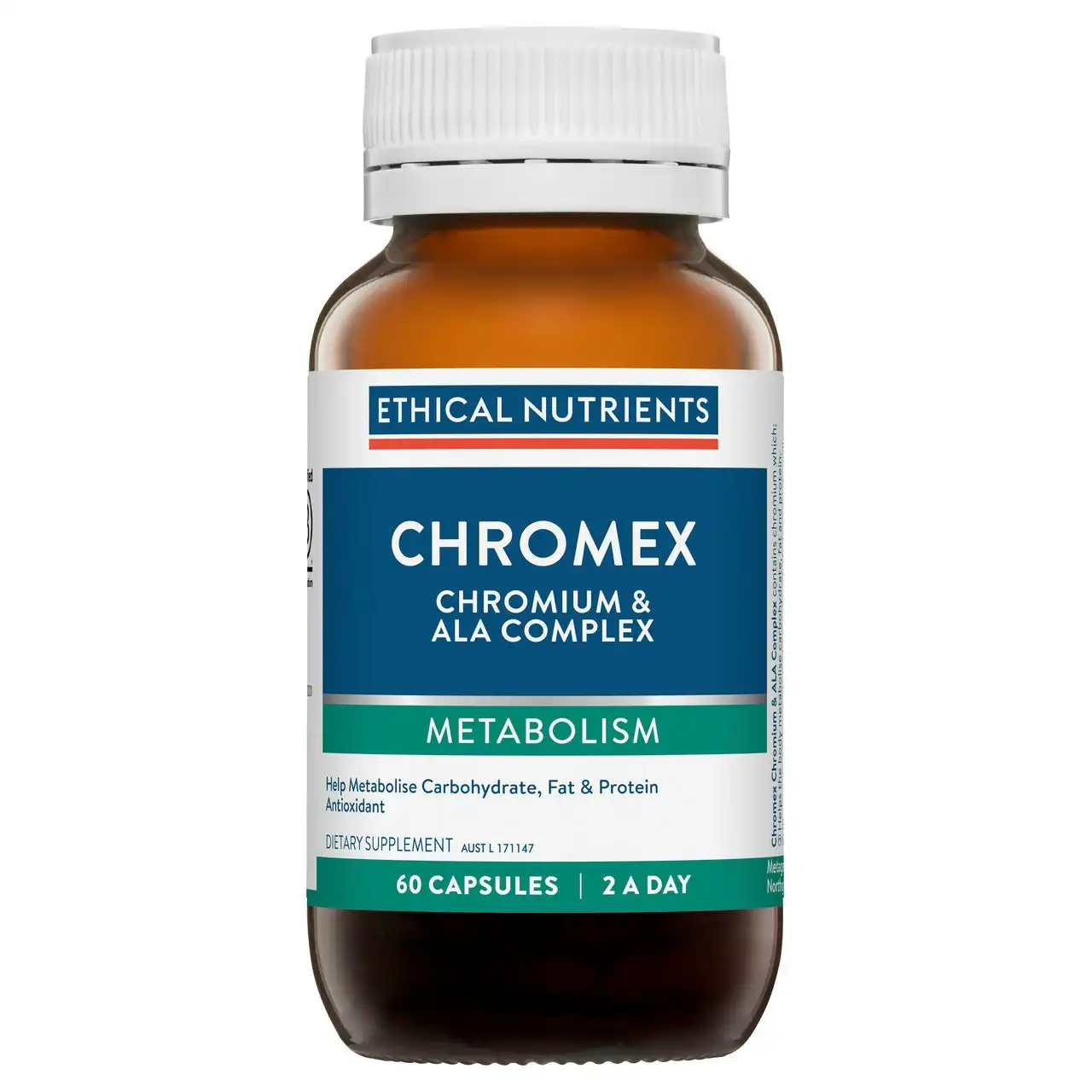 Ethical Nutrients Chromex Chromium & ALA Complex 60 Capsules