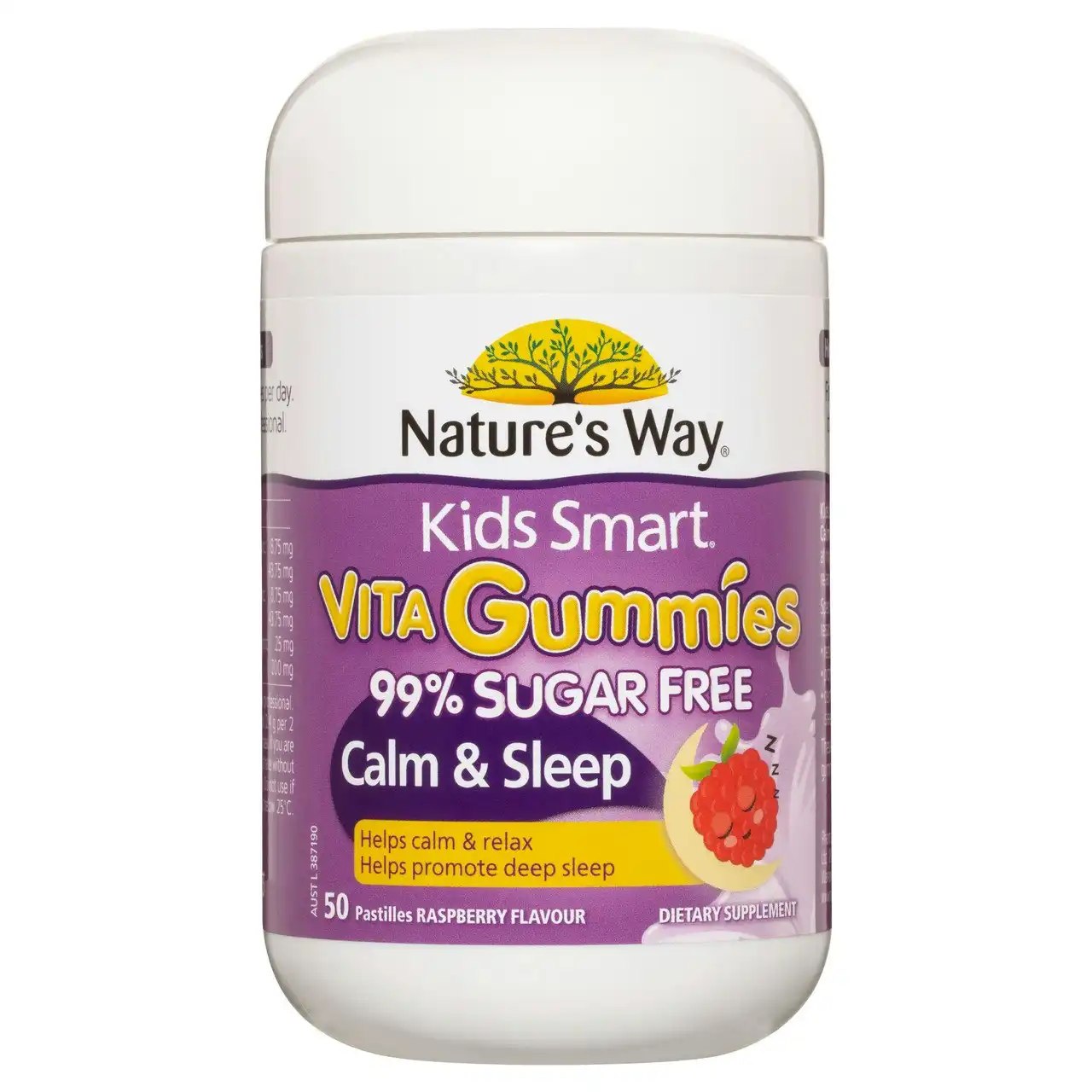 Nature's Way Kids Smart Vita Gummies 99% Sugar Free Calm & Sleep 50's