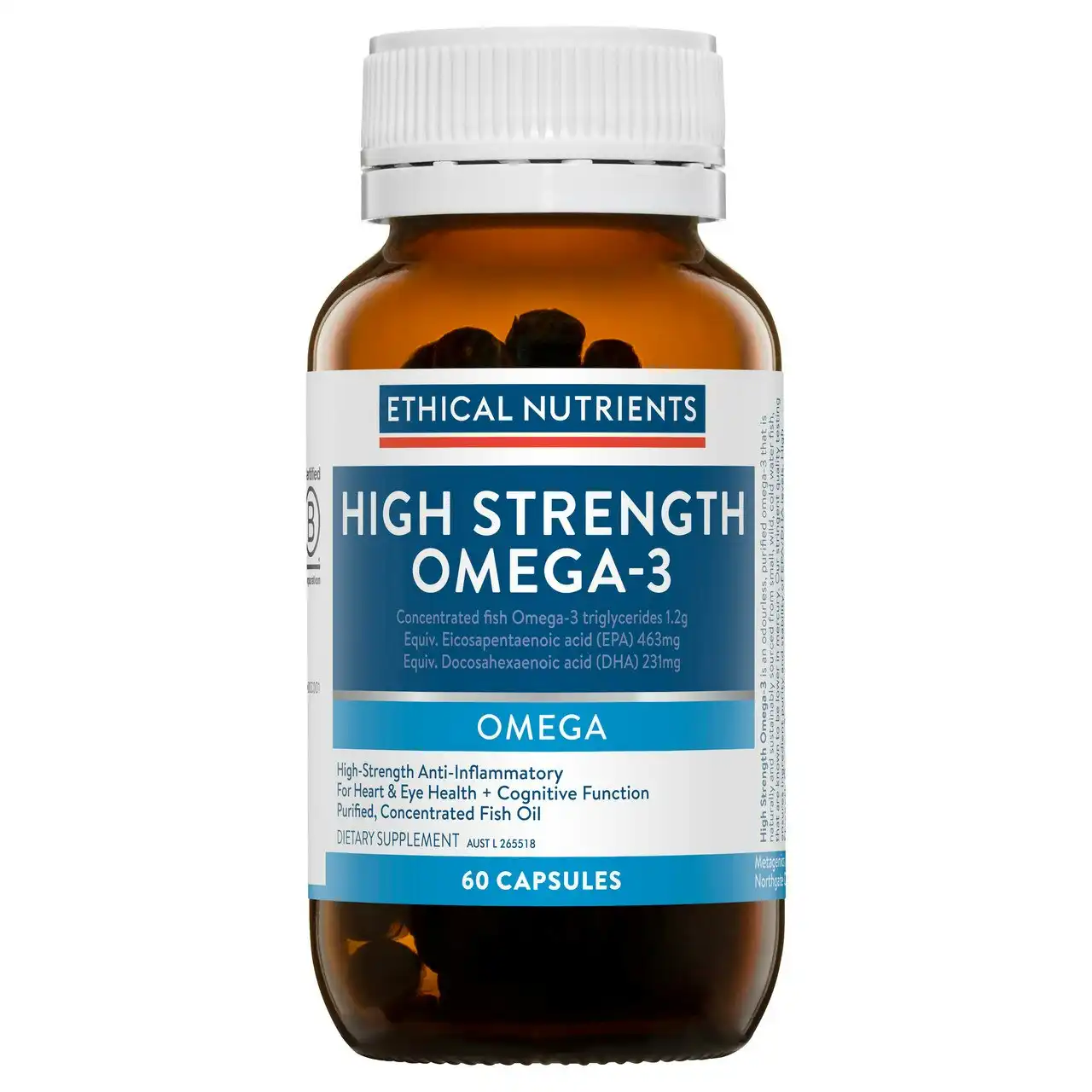 Ethical Nutrients High Strength Omega-3 60 Capsules