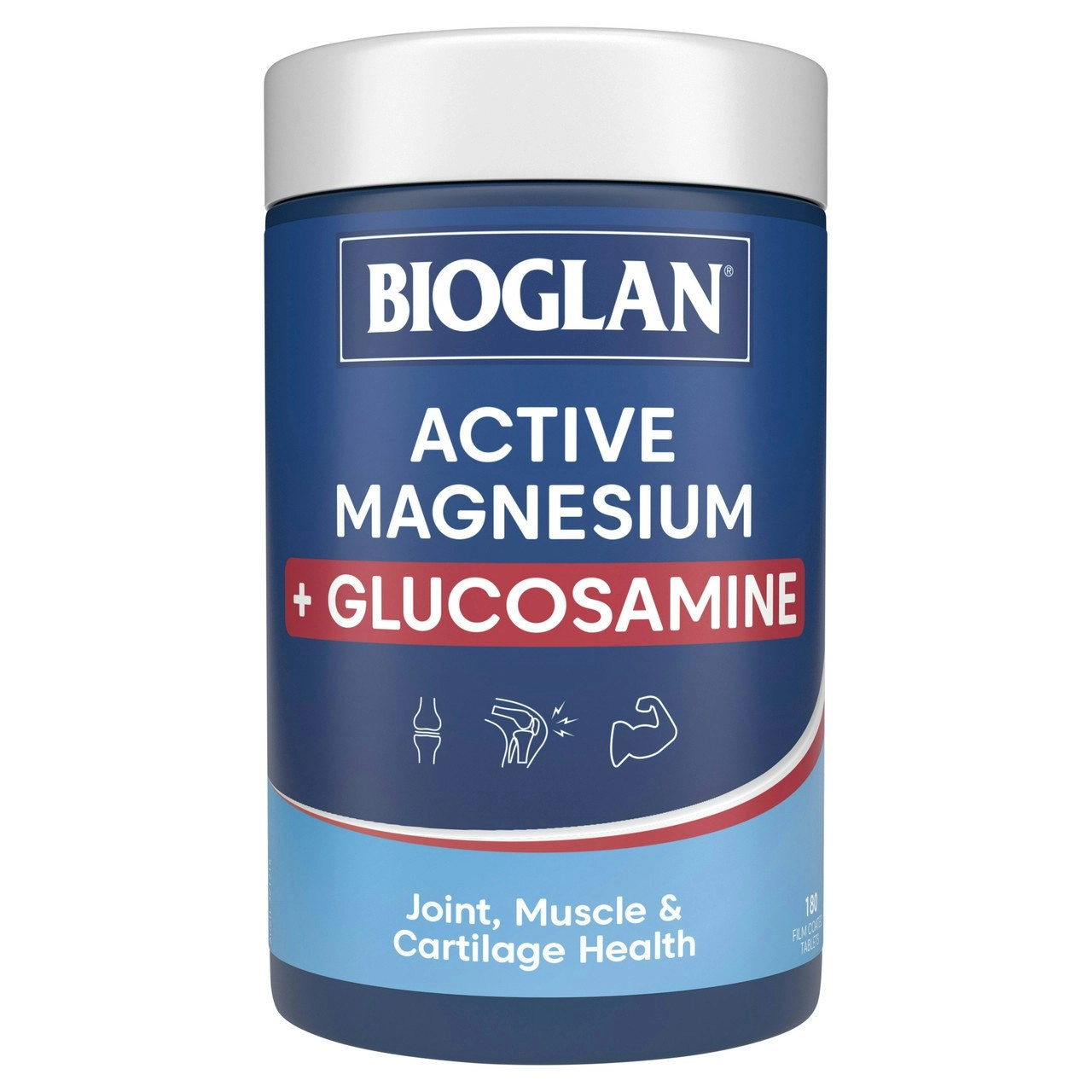 Bioglan Active Magnesium + Glucosamine 180 Tablets