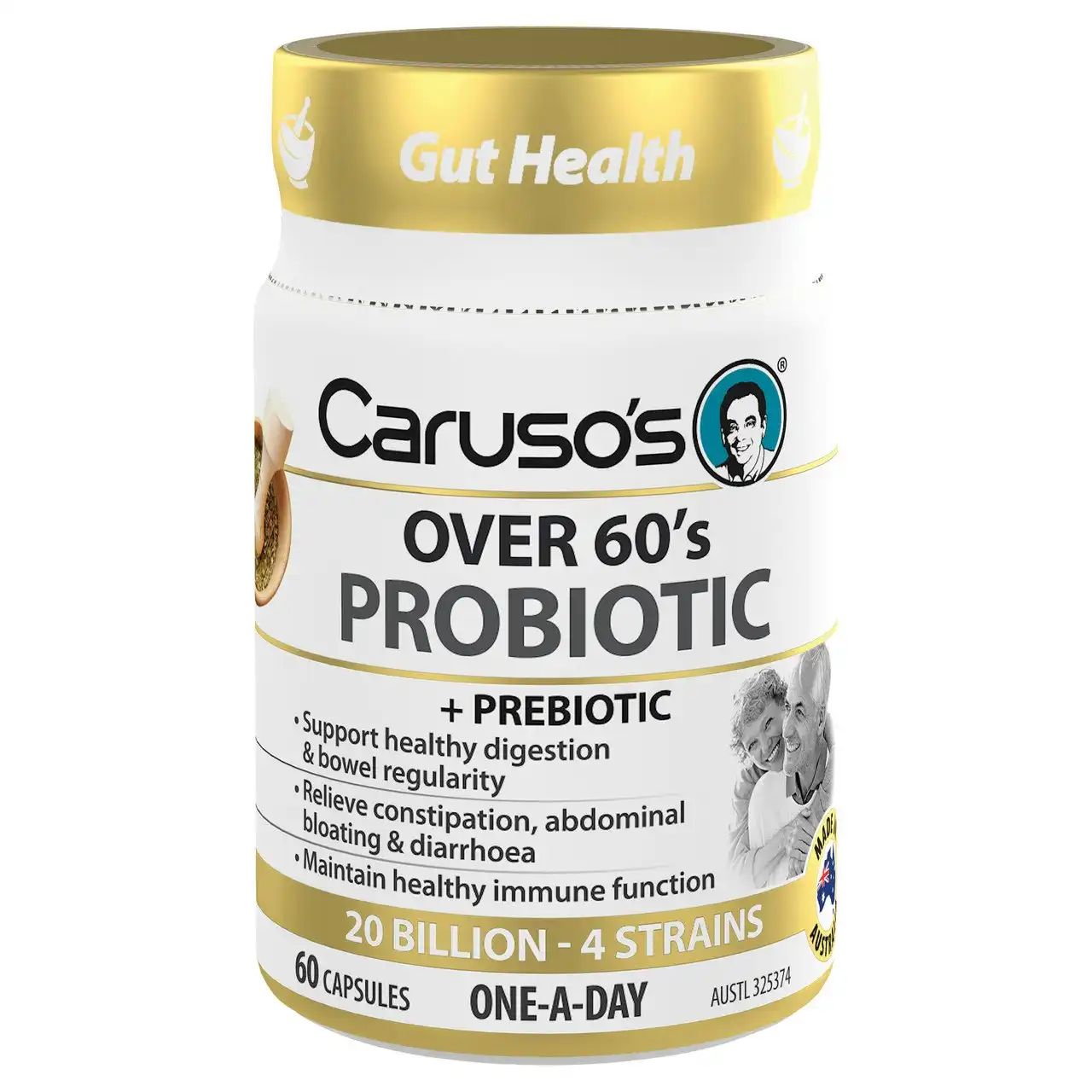Caruso's Over 60's Probiotic + Prebiotic