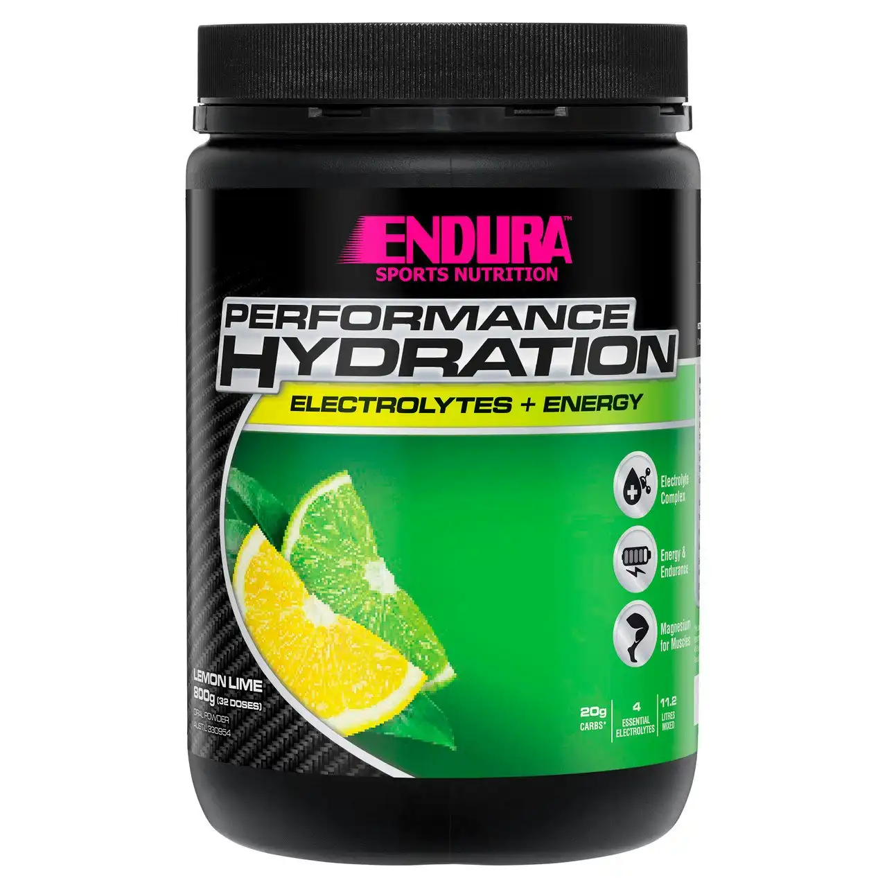 Endura Performance Hydration Lemon Lime 800g