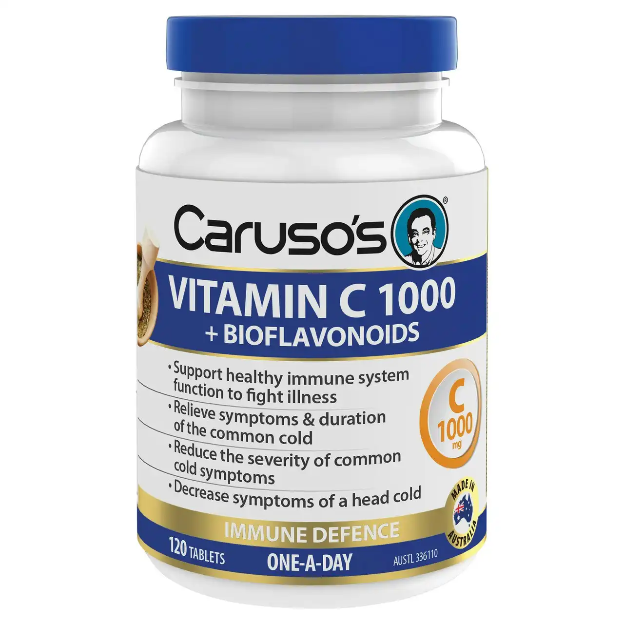 Caruso s Vitamin C 1000 + Bioflavonoids 120 Tablets