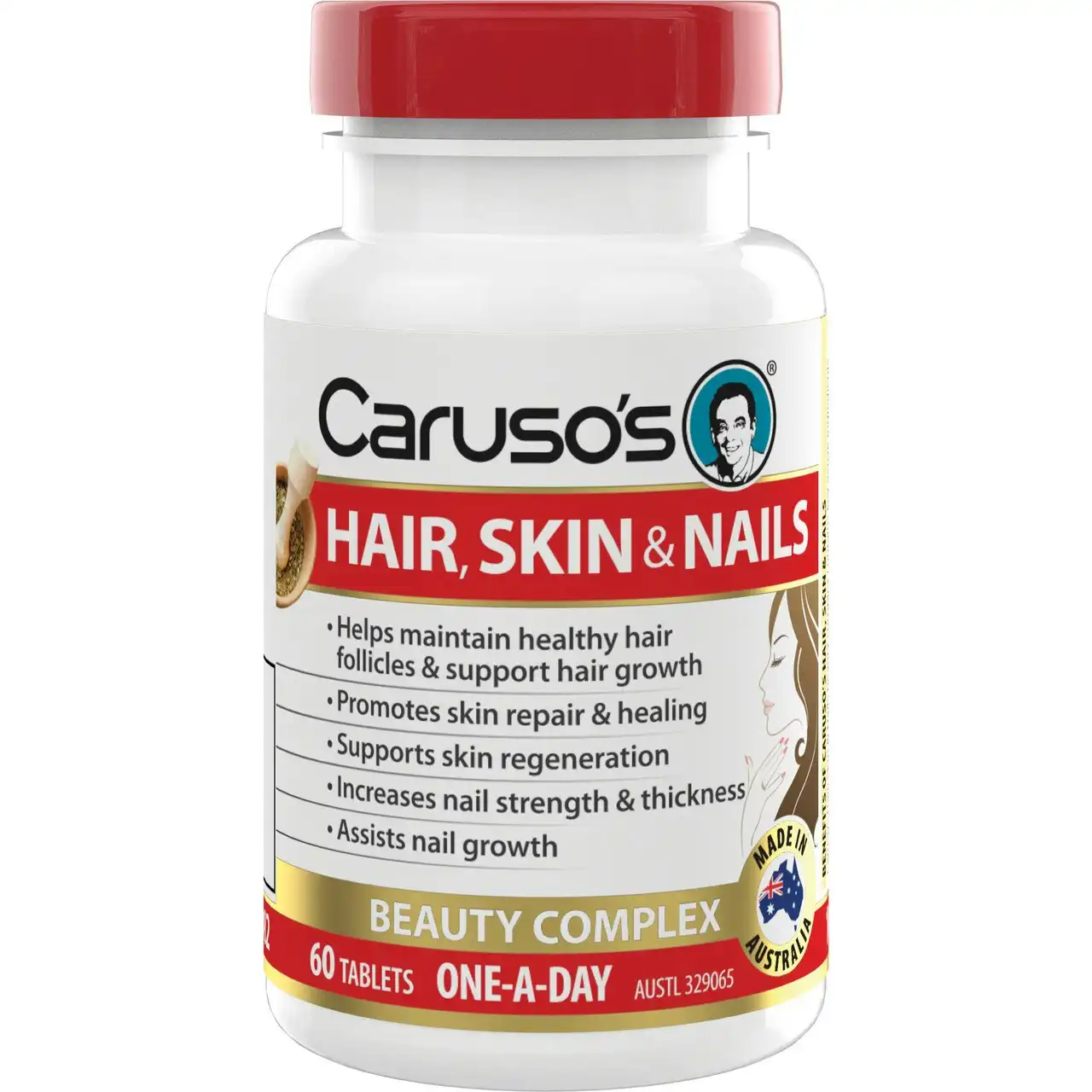 Caruso's Hair, Skin and Nails 60 Tablets