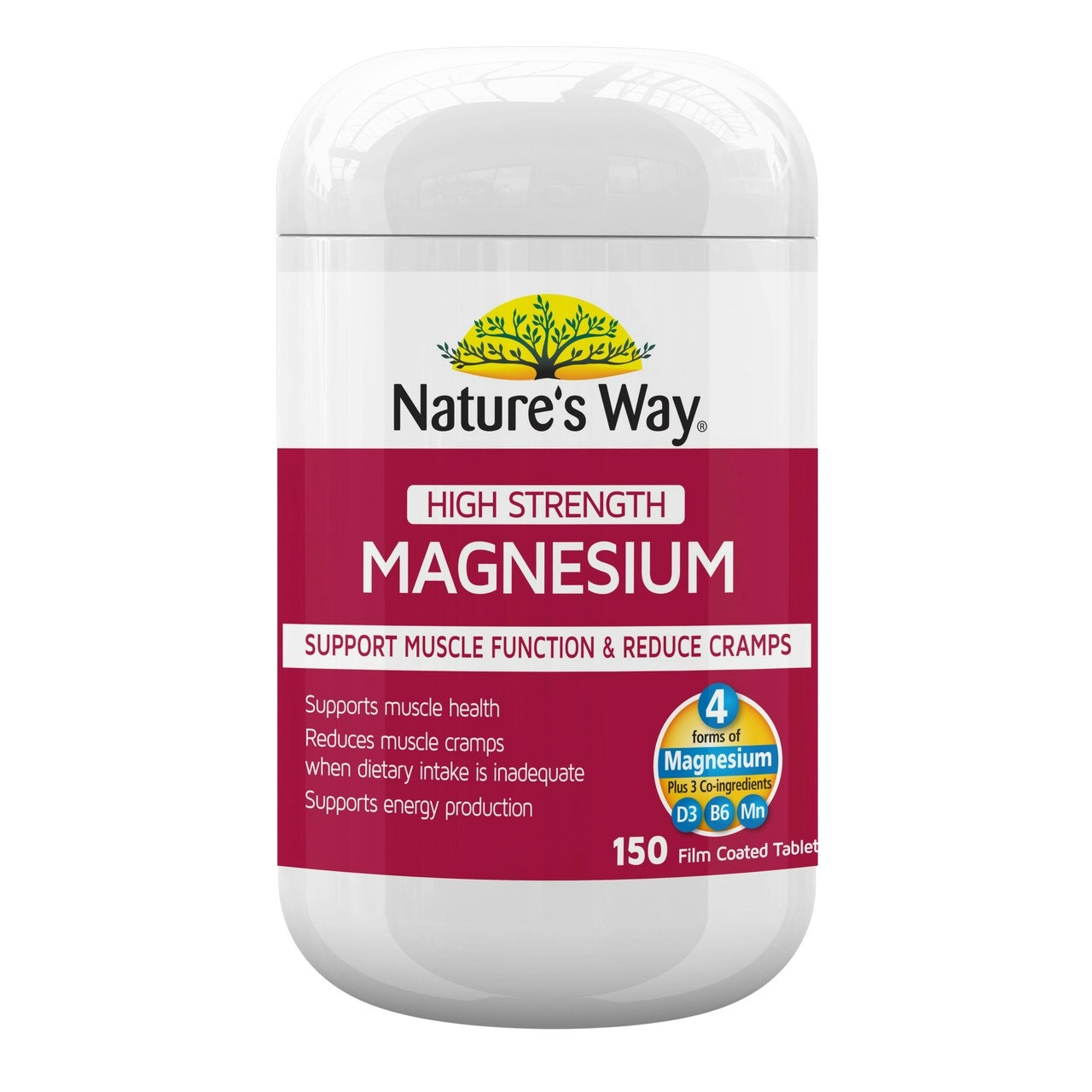 Nature's Way High Strength Magnesium 150 Tablets