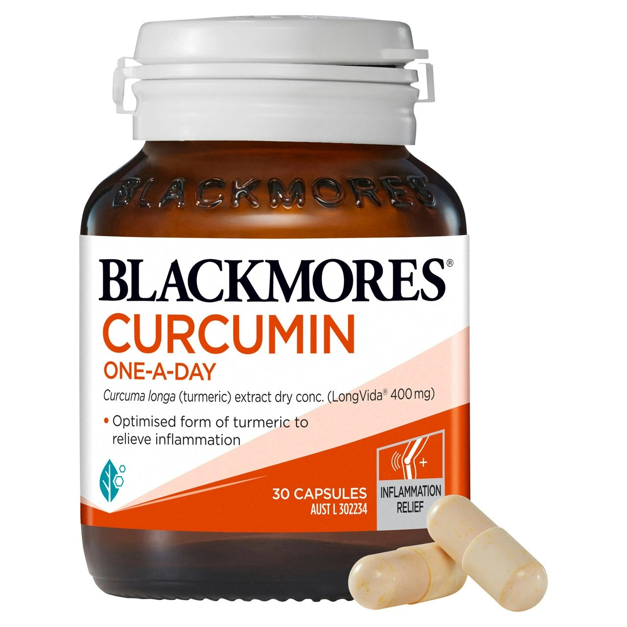 Blackmores Curcumin One-A-Day 30 Capsules