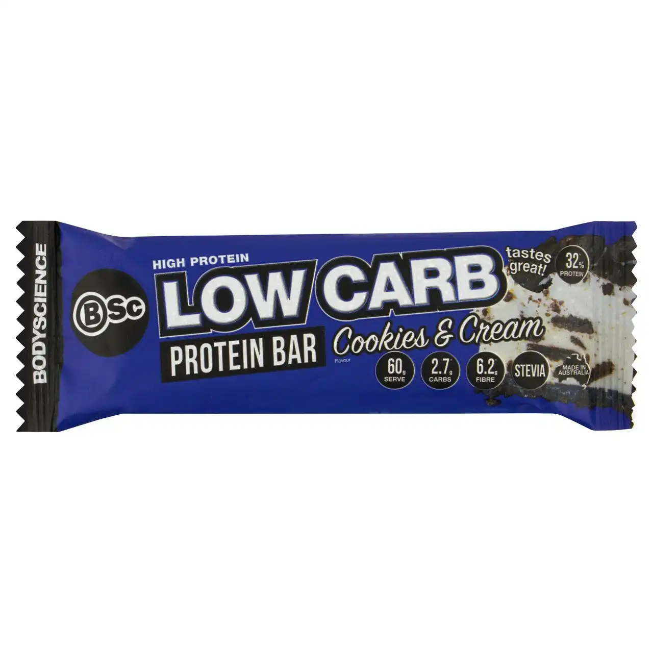 BSc Low Carb Cookies & Cream High Protein Bar 60g
