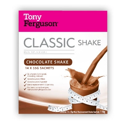 Tony Ferguson Classic Chocolate Shake 14 Sachets