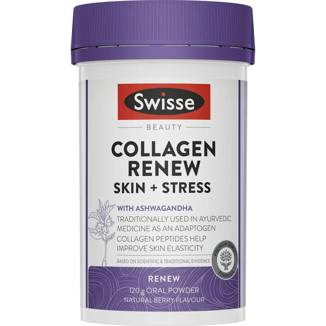 Swisse Beauty Collagen Renew Skin + Stress 120g Powder