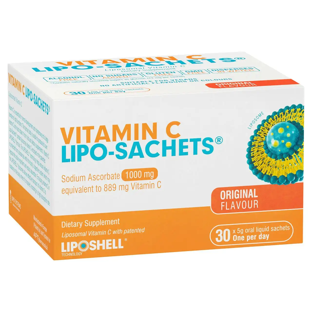 Vitamin C Lipo-Sachets(R) Original Flavour 30 Sachets x 5g