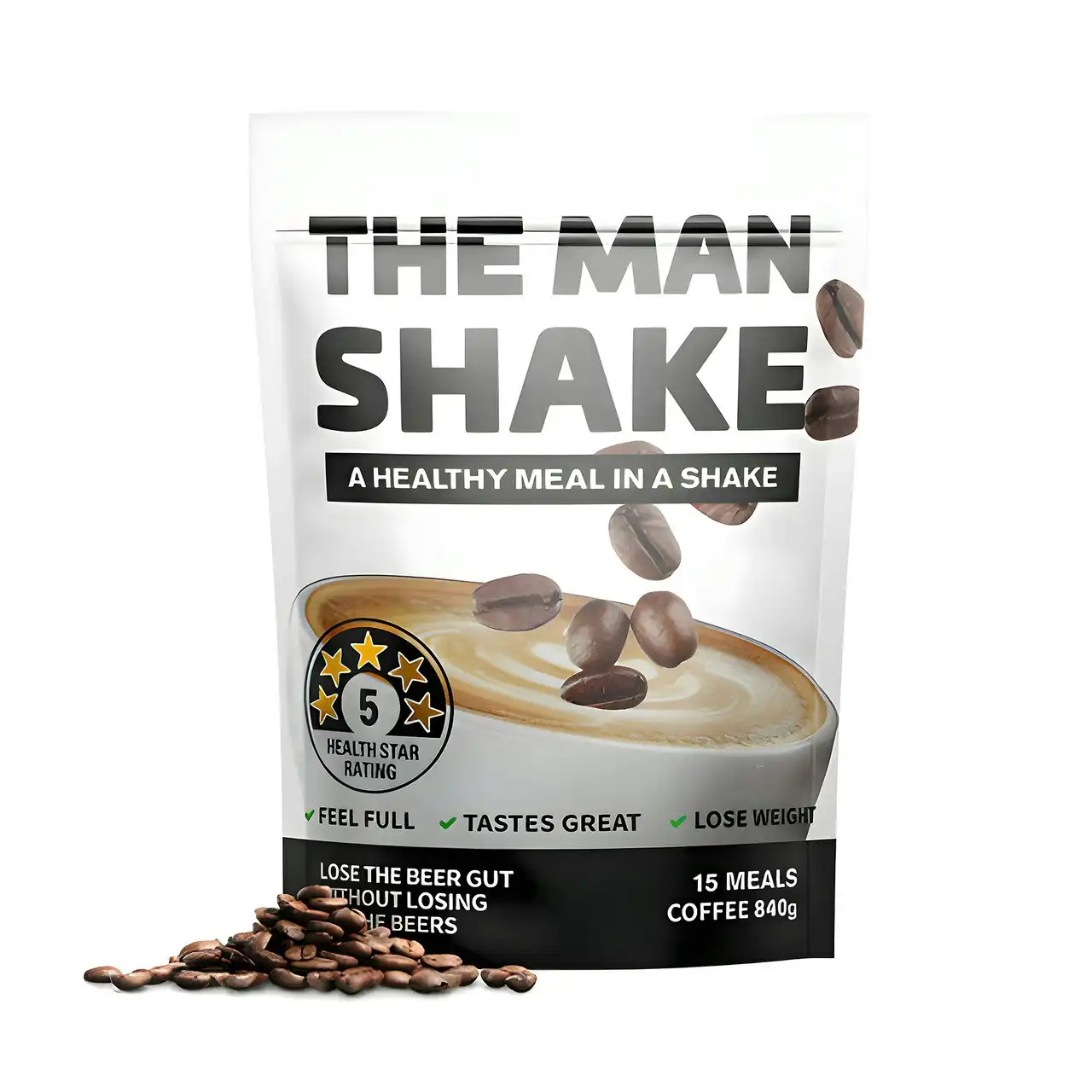 The Man Shake Meal Replacement Coffee 840g