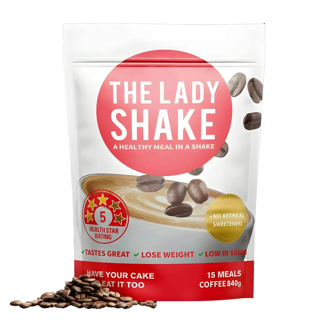 The Lady Shake Meal Replacement Coffee 840g