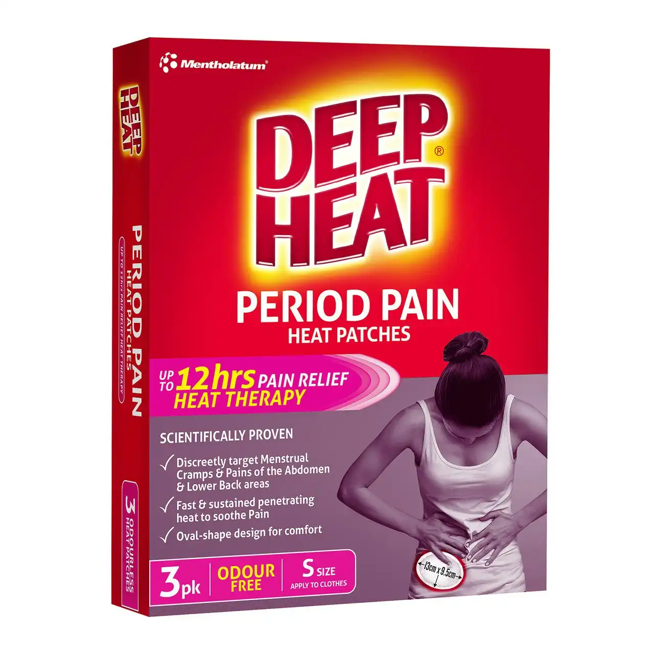 Deep Heat Period Pain Heat Patches 3 Pack