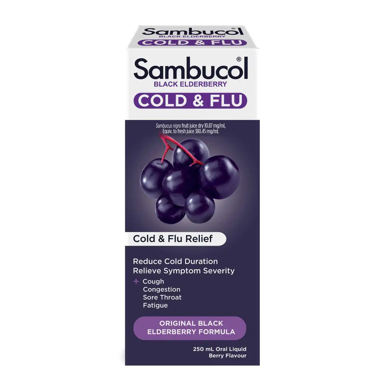 Sambucol Cold & Flu Liquid 250mL