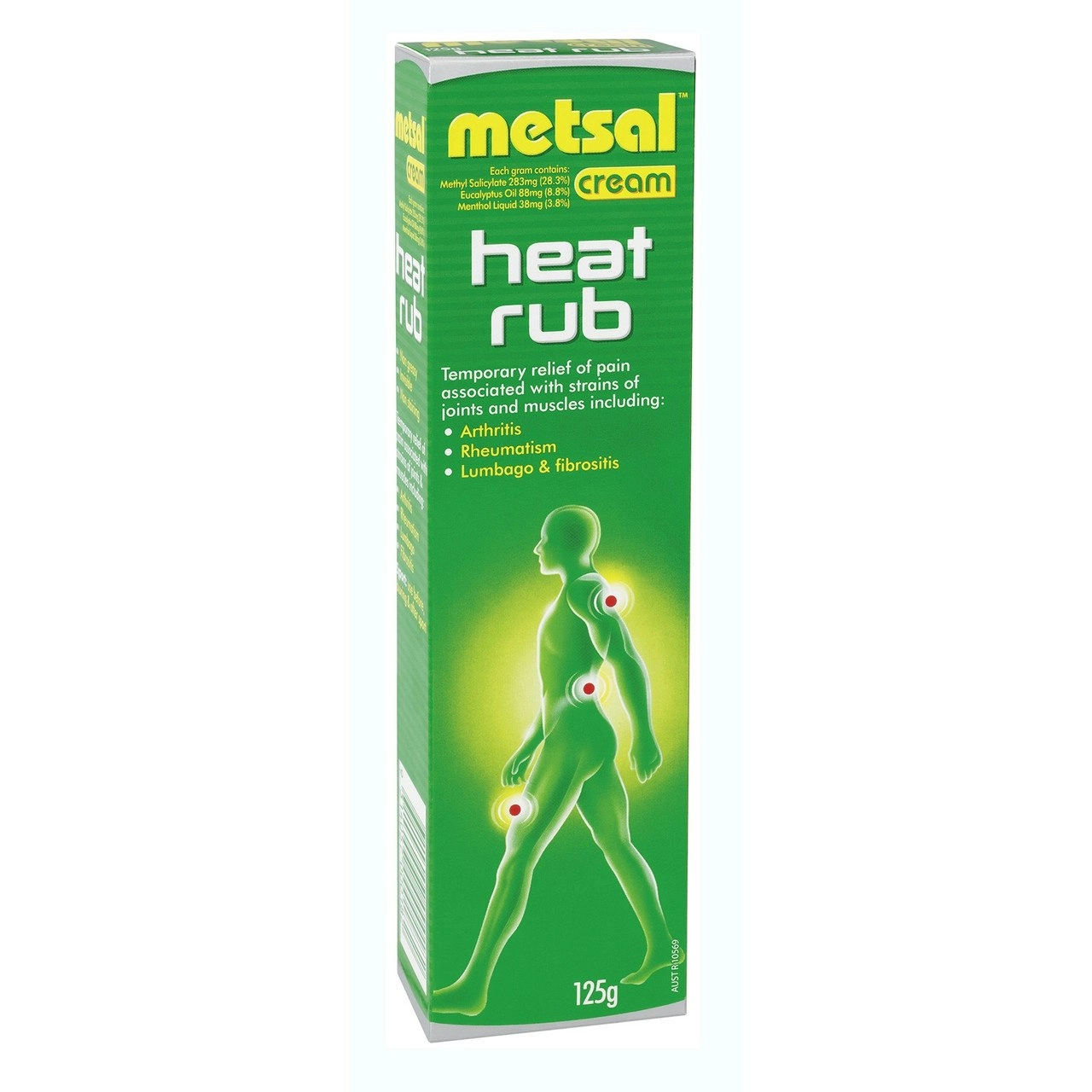 Metsal Heat Rub Cream 125g