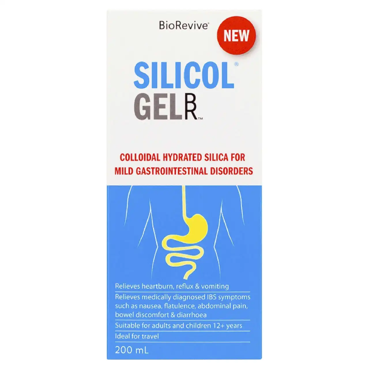 BioRevive SilicolGel IBS and Heartburn Relief 200mL