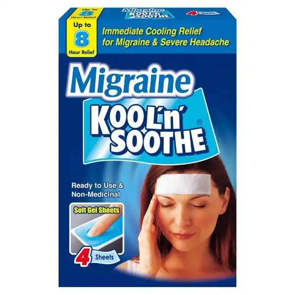 Kool 'n' Soothe Migraine & Headache 6 Sheets