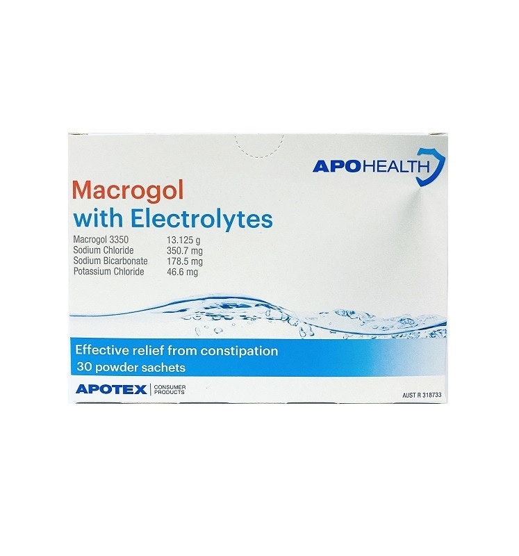 ApoHealth Macrogol Plus Electrolytes 30 Sachets