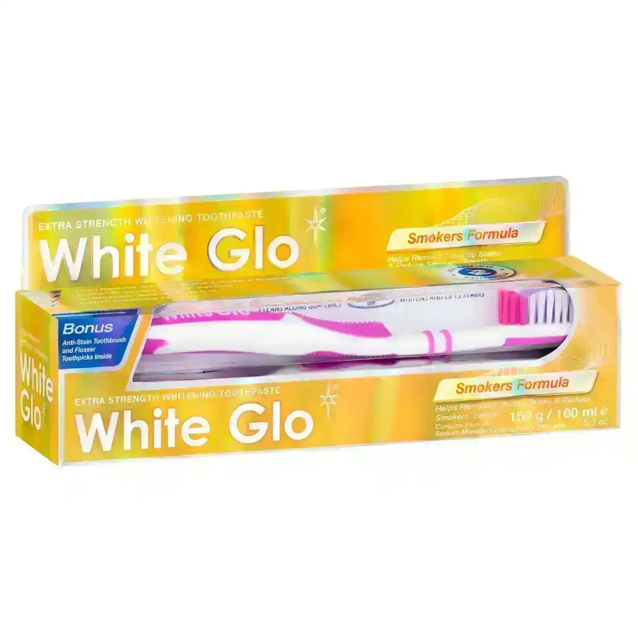 White Glo Smokers Formula Toothpaste 150g