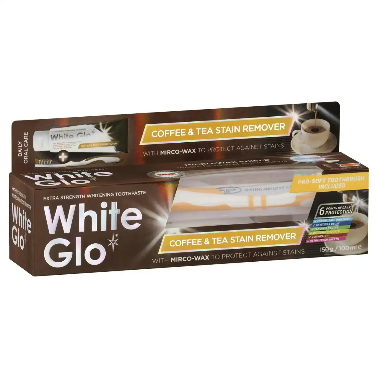 White Glo Toothpaste for Coffee and Tea 150g