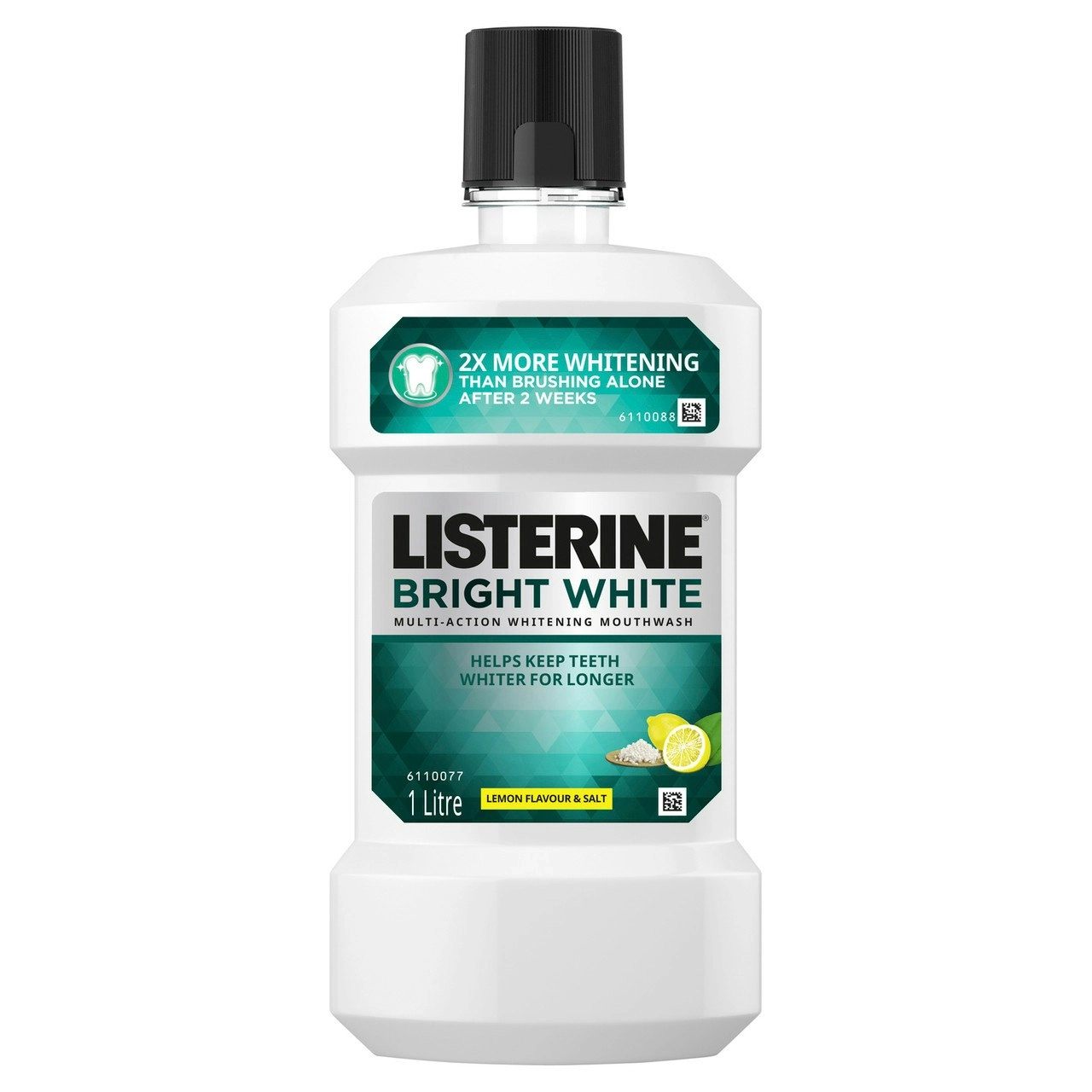 Listerine Total Care Bright White Mouthwash 1L