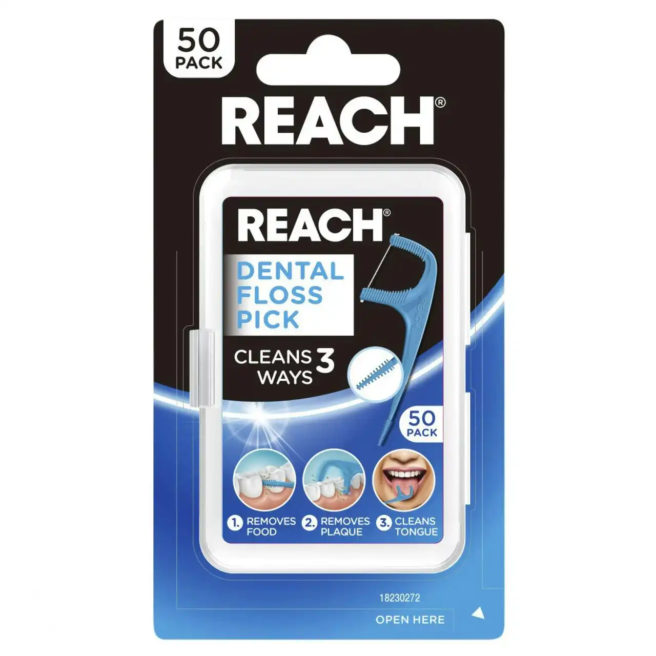 Reach(R) Dental Floss Pick 50pk