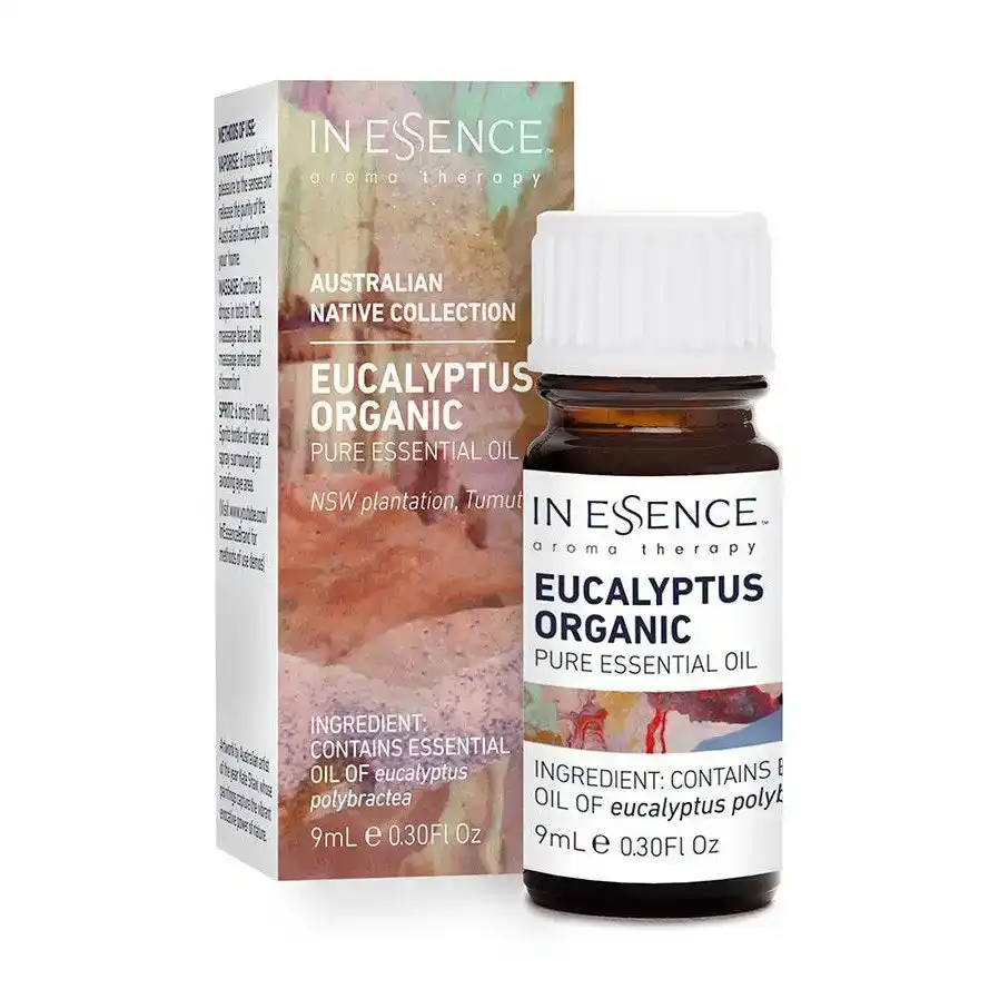 In Essence Australian Native Eucalyptus Organic Pure Essential Oil 9ml