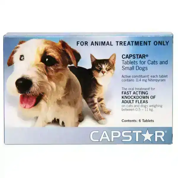 Capstar Small Dog/Cat Tablets 6 Pack