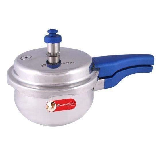 Wonderchef Nigella Pressure Cooker Outer Lid - Stainless Steel Blue Handi  2.5L