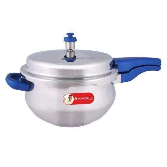 Wonderchef Nigella Pressure Cooker Outer Lid - Stainless Steel Blue Handi  5.5L