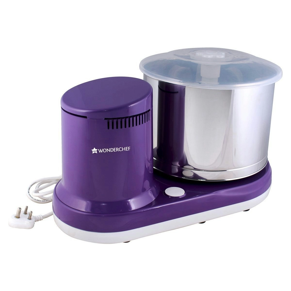 Wonderchef Maxima 150-Watt Table Top Wet Grinder 2L with Coconut Scrapper & Atta Kneader with Australian Plug