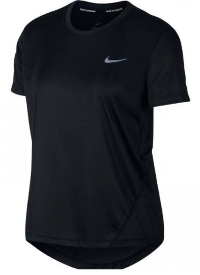 Nike Womens Miler Top Short Sleeve Running T-Shirt - Black