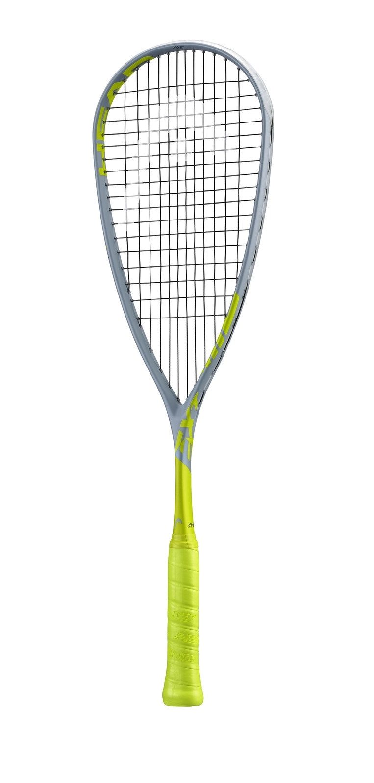 Head Extreme 145  Squash Racquet Racket Ball - Grey/Yellow