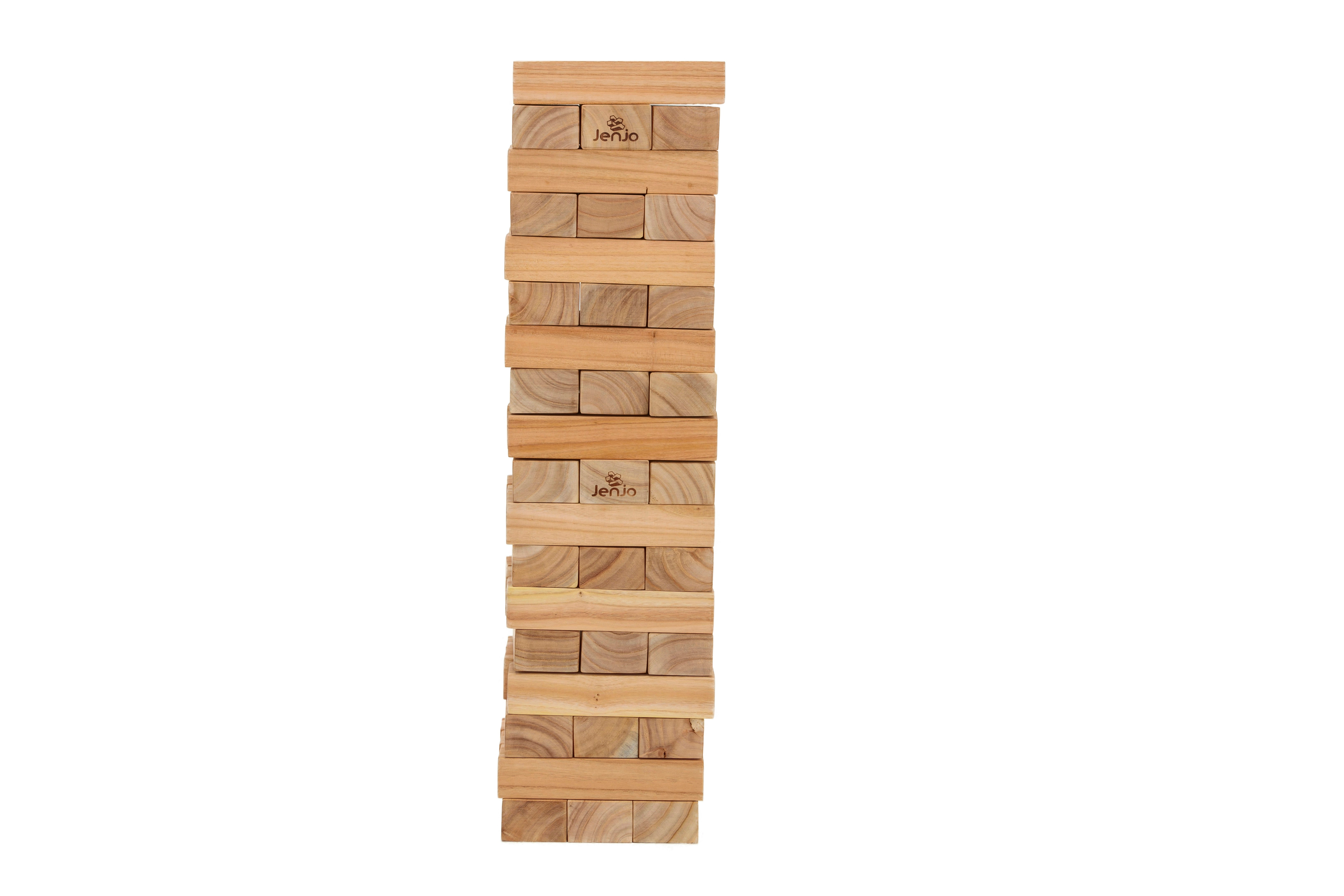 54 Piece Outdoor Giant Jenjo Wooden Block Game 81cm