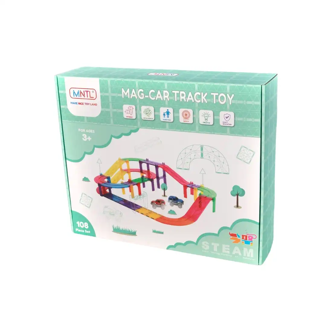 Magnetic Car Track Set 108 pieces