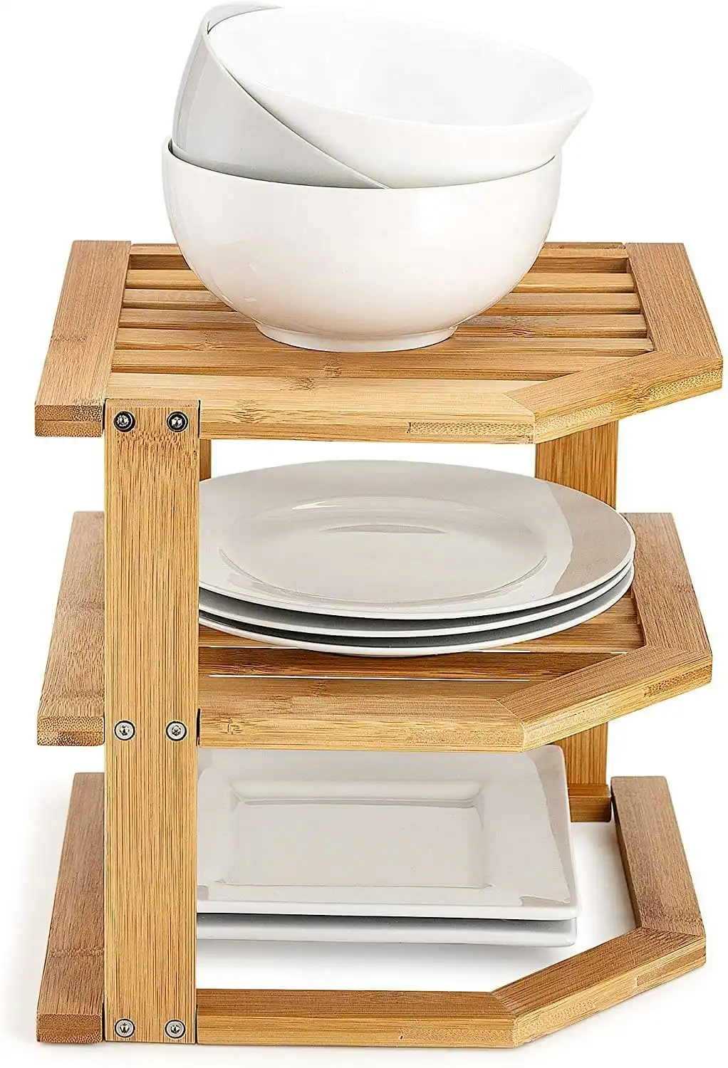 3 Tiers BAMBOO KITCHEN RACK