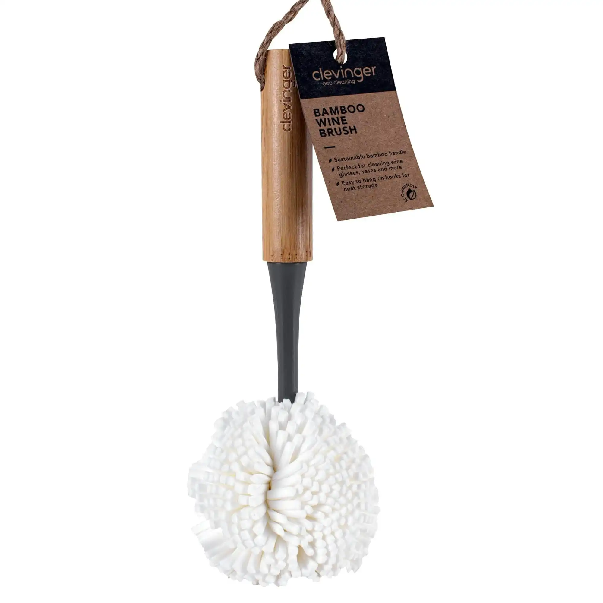 Bamboo Wine Glass Brush