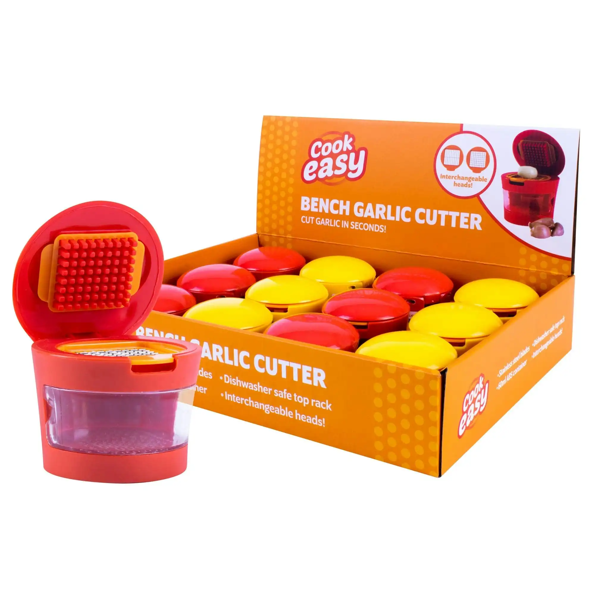 2 Bench Garlic Cutter in Assorted Color
