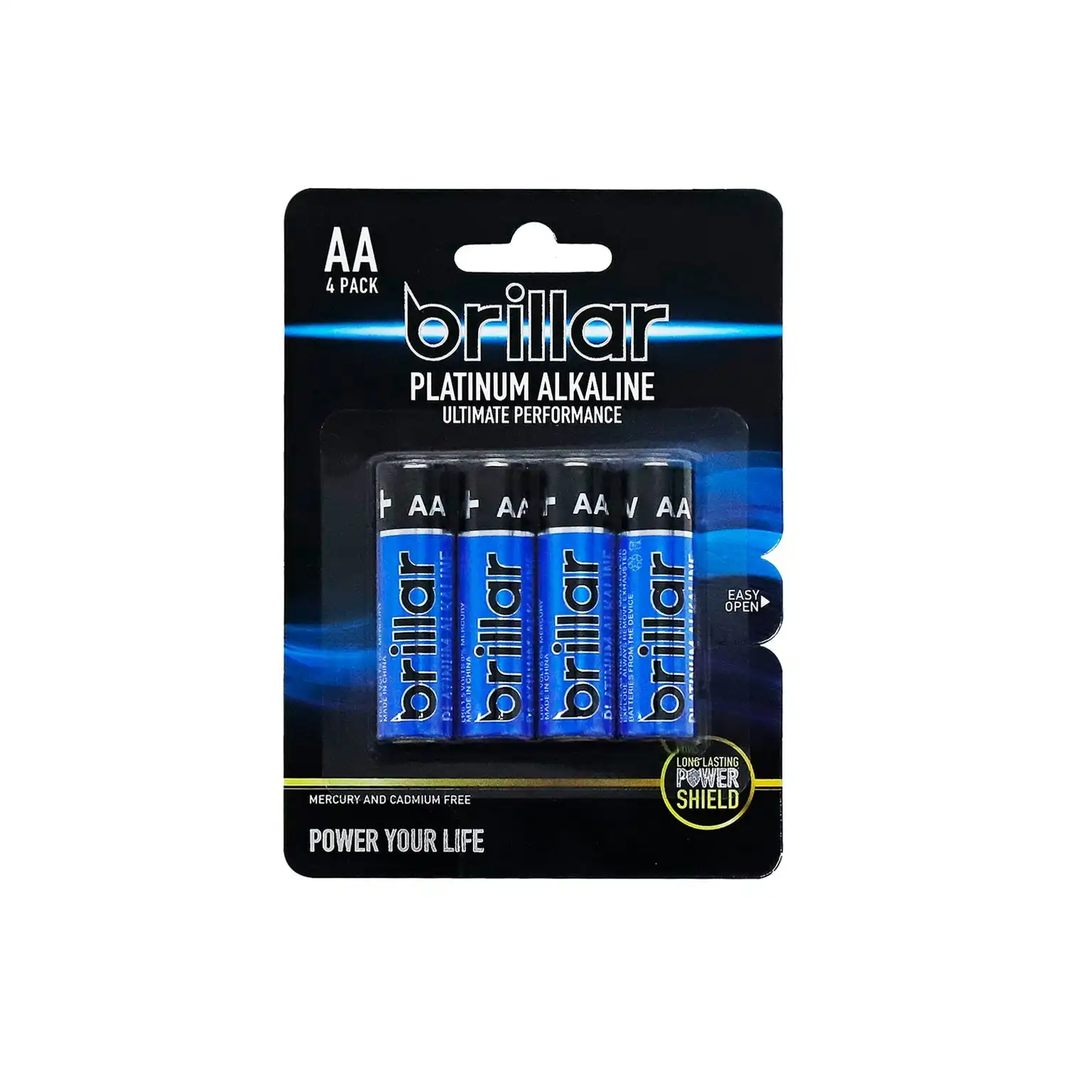 2x Brillar AA Platinum Alkaline Batteries 4pk