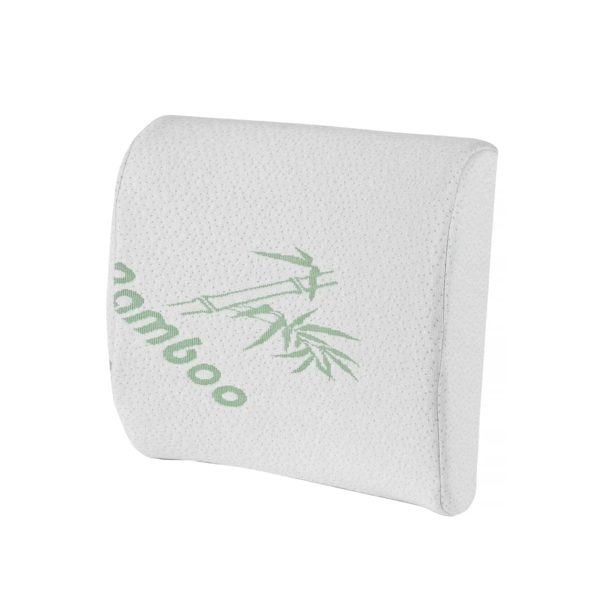 2 x Bamboo Memory Foam Lumbar Support Cushion