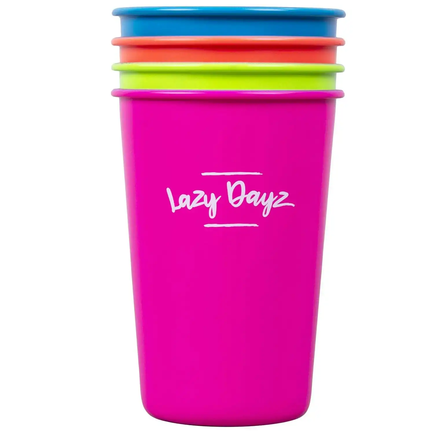 Lazy Dayz Picnic Cup 350ml 4 Pack